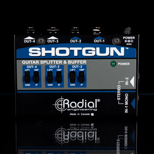 Used Radial Engineering Shotgun 4-Output Guitar Amp Driver Pedal With Box