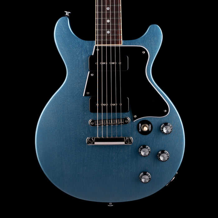 Used 2022 Gibson Rick Beato Les Paul Special Double Cut TV Blue Mist with OHSC