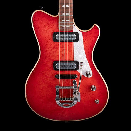 Powers Electric A-Type Select Birdseye Cosmo Red with Softshell Case