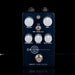 Orion UAFX Tape Echo guitar effects pedal on a black background
