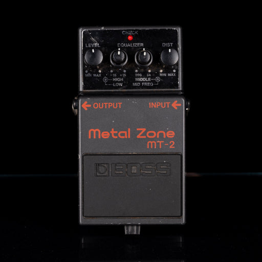 Used Boss MT-2 Metal Zone Distortion Guitar Pedal - 3