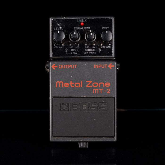 Used Boss MT-2 Metal Zone Distortion Guitar Pedal - 3