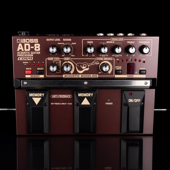 Used Boss AD-8 Acoustic Multi-Effect Guitar Processor Pedal With Box