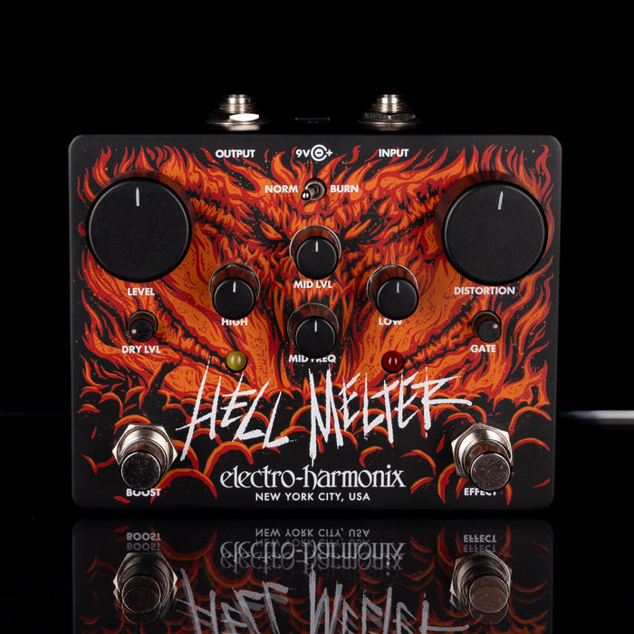 Used Electro-Harmonix Hell Melter Metal Distortion Pedal with Box