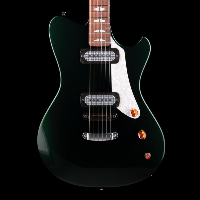 Powers Electric A Type Hardtail British Racing Green with Softshell Case