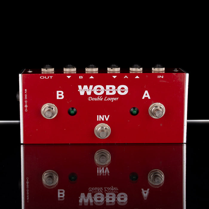 Used WOBO Guitar Electronics Double Looper Red