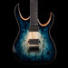 Mayones Duvell Elite 6 Curly Poplar Top Turquoise Iris with Soft Case