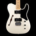 Used Fender Custom Built Sub-Sonic Cabronita Telecaster Thinline Baritone Olympic White