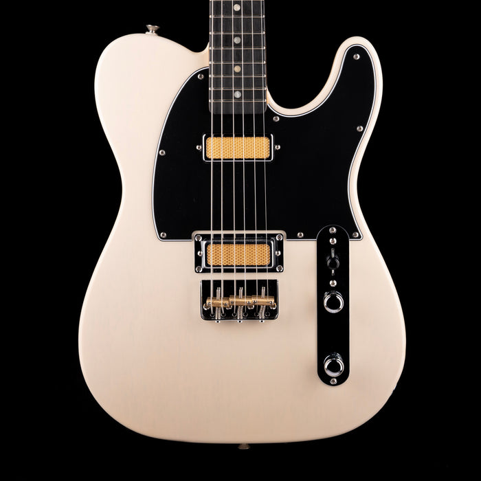 Pre Owned Fender Gold Foil Telecaster Ebony Fingerboard White Blonde With Gig Bag