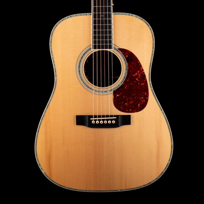 Pre Owned 2009 M.J. Franks Dreadnaught Adirondack-Brazilian Acoustic-Electric Guitar With OHSC