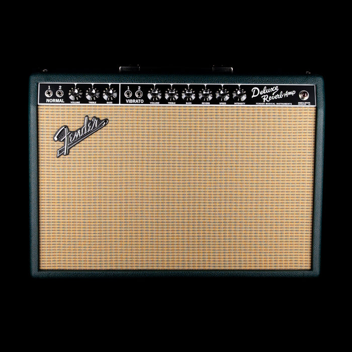 Fender Limited Edition '65 Deluxe Reverb Guitar Amplifier British Racing Green