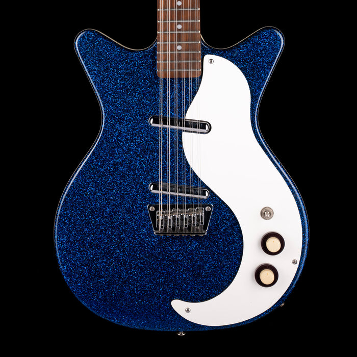 Pre Owned Danelectro 60th Anniversary DC '59 NOS+ Electric Guitar Deep Blue Metalflake