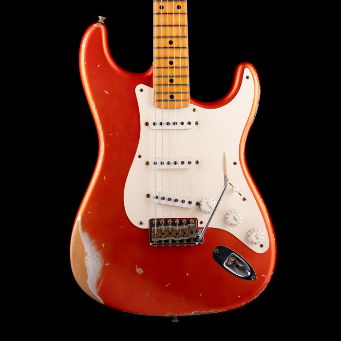 Used 2008 Fender Custom Shop Limited Edition Ultimate Vintage Stratocaster Heavy Relic Candy Tangerine with OHSC