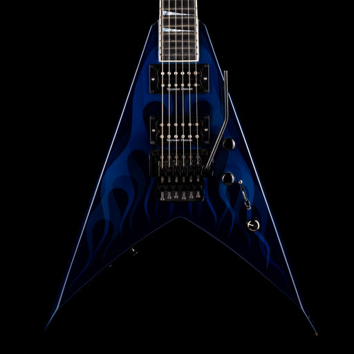 Used Jackson 2000 KV2 USA Blue Ghost Flame With OHSC