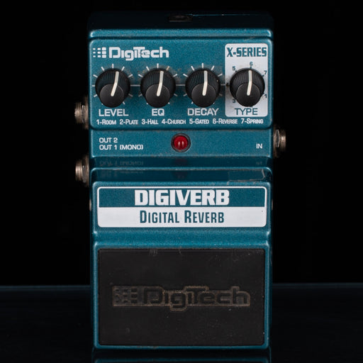 Used Digitech Digiverb Green Reverb Pedal