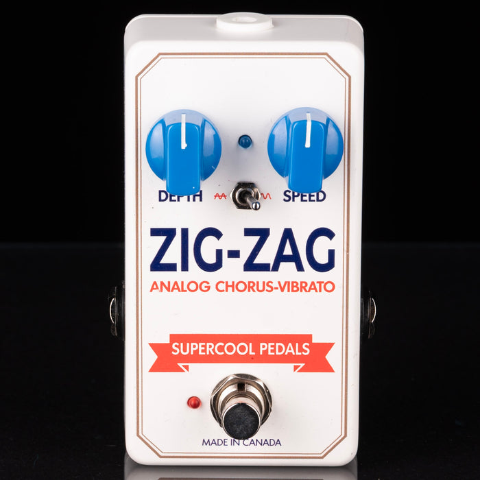 Used SuperCool ZIG-ZAG Analog Chorus-Vibrato Pedal