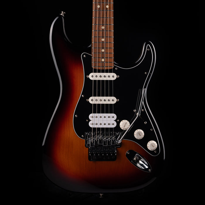 Used 2020 Fender Player Stratocaster HSS Floyd Rose 3-Tone Sunburst with Gig Bag