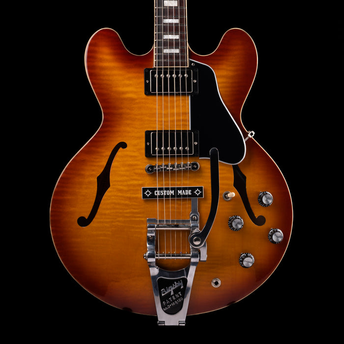 Pre-Owned 2022 Gibson ES-335 Figured Iced Tea with OHSC