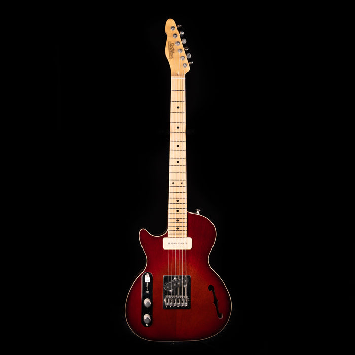 Pre-Owned 2012 St. Blues 61 South Left-Handed Walnut Burst With OHSC