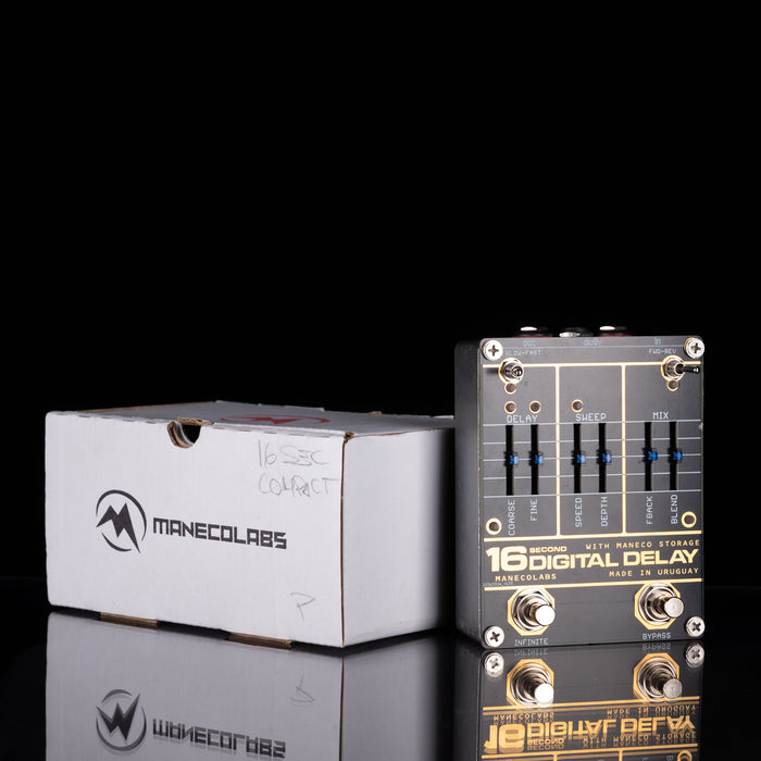 Used Maneco Labs 16 Second Delay Compact Pedal With Box