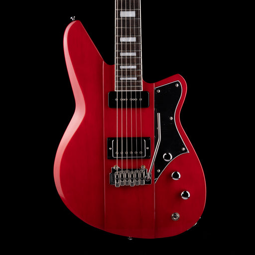Reverend Warhawk Double Agent W Trans Cherry with Case
