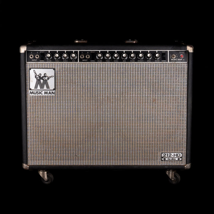 Vintage 1976 Music Man HD One-Thirty 212 Guitar Amp Combo With Footswitch