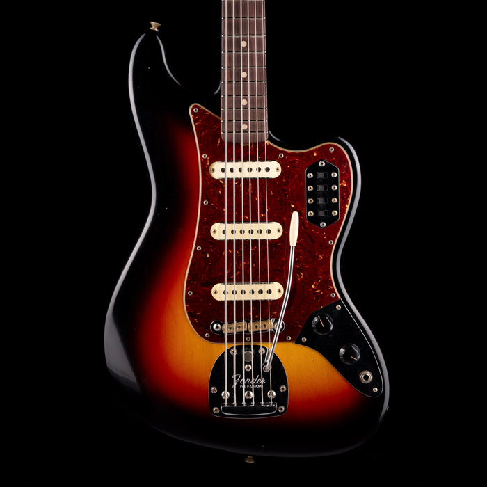 Fender Custom Shop 60's Bass VI Journeyman Relic Wide Fade 3-Tone Sunburst With Case