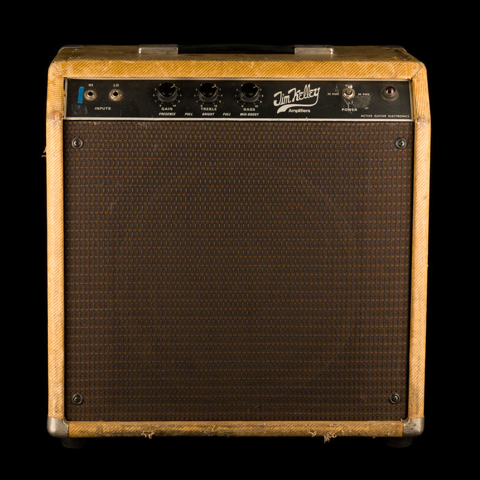 Pre Owned 1979 Jim Kelley 30/60 Reverb Guitar Amp Combo Tweed