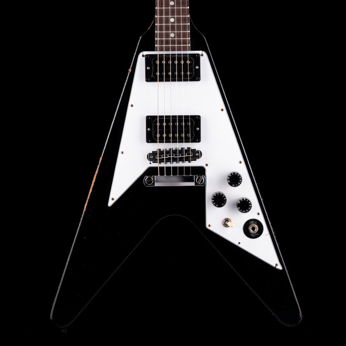 Pre-Owned Gibson Custom Shop Kirk Hammett Metallica Museum 1979 Flying V Black With OHSC