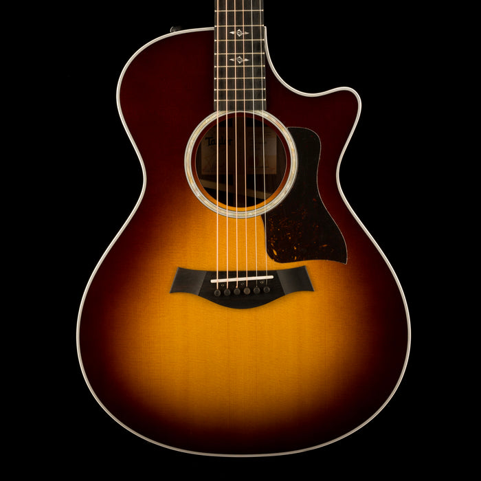 Taylor 412ce-R Grand Concert Indian Rosewood Tobacco Sunburst Acoustic Electric Guitar with Case - 1204123126  Demo