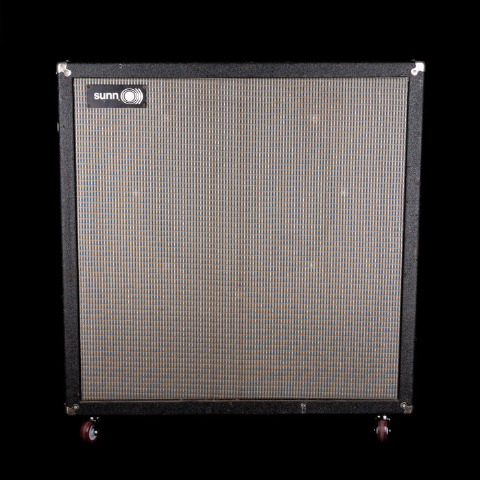 Pre-Owned 1970's Sunn Coliseum Bass Amp Cabinet With 18" Speaker Black Tolex