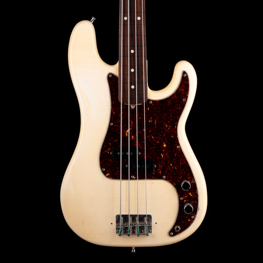 Vintage 1979 Fender Precision Bass Fretless Conversion Olympic White