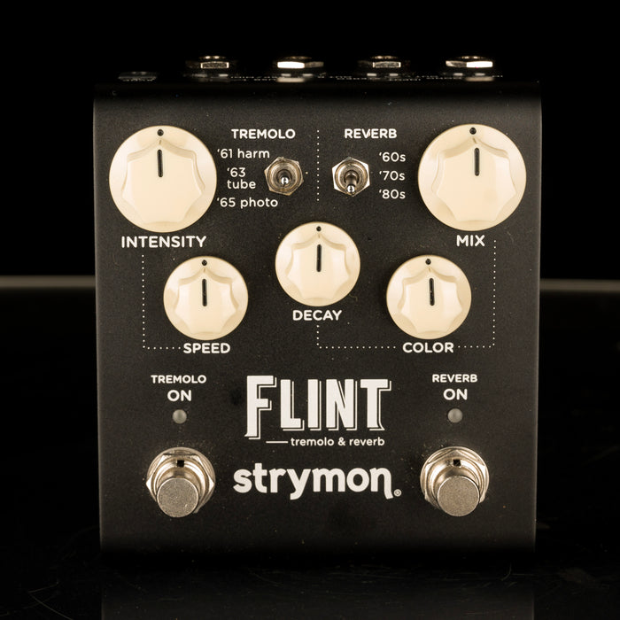 Used Strymon Flint Tremolo Reverb V2 Pedal With Box