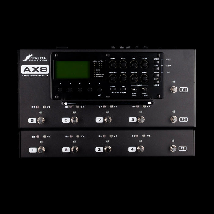 Pre-Owned Fractal Audio AX8 Amp Modeler Multi-FX Processor with Moog EP-3 Expression Pedal