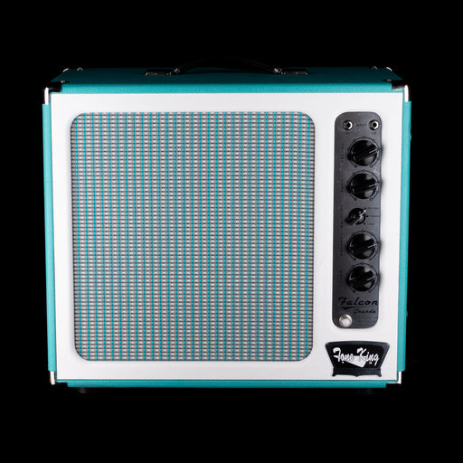 Used Tone King Falcon Grande Turquoise Guitar Amp Combo With Footswitch