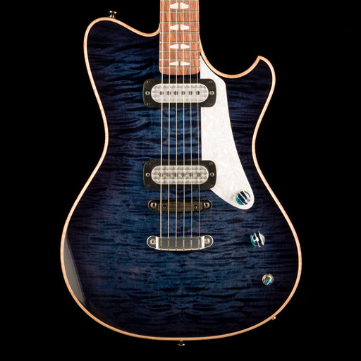 Powers Electric A-Type Select Hardtail Twilight Blue With Softshell Case
