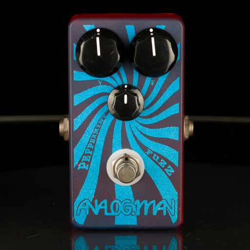 Used Analogman Dark Peppermint Fuzz Pedal With Box