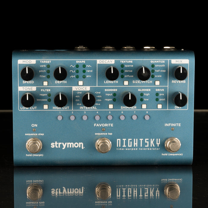 Used Strymon Nightsky Time-Warped Reverberator Pedal with Box