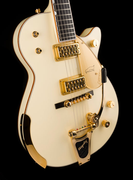 Pre Owned 2018 Gretsch G6134T-58 Vintage Select White Penguin With OHSC -  Serial # JT18083318