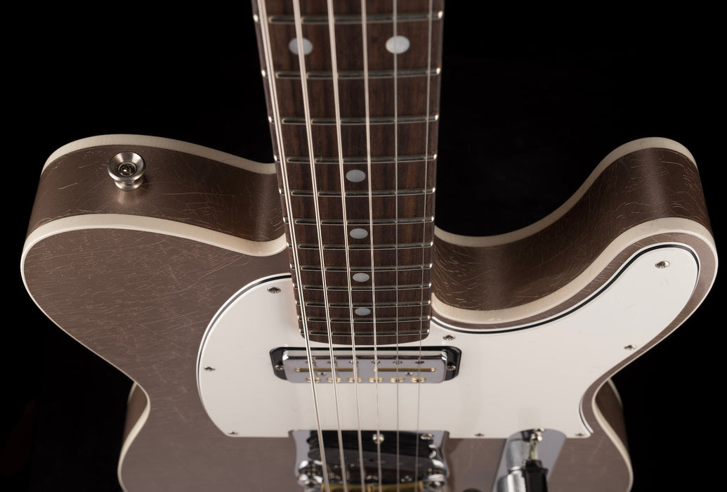 Fender Custom Shop Masterbuilt Paul Waller Baritone Telecaster Custom Deluxe Closet Classic Shoreline Gold