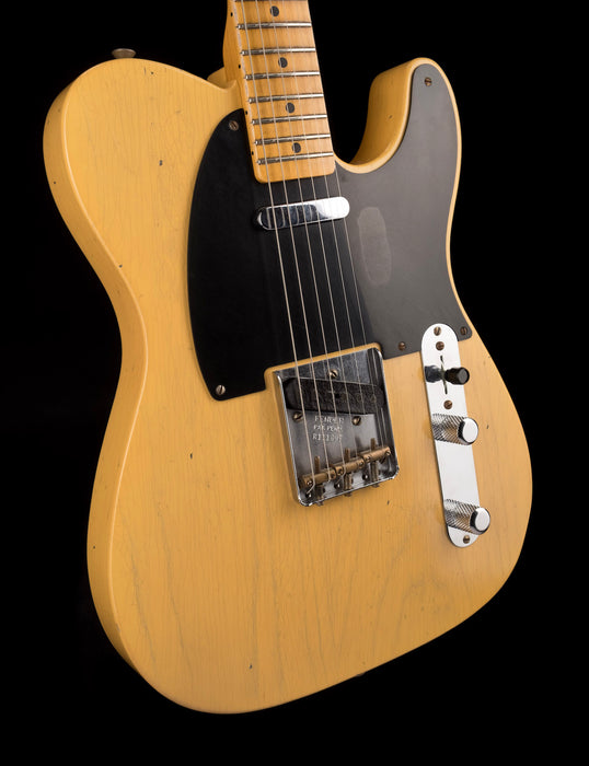 Pre Owned Fender Custom Shop 70th Anniversary Broadcaster Journeyman Relic Nocaster Blonde With OHSC