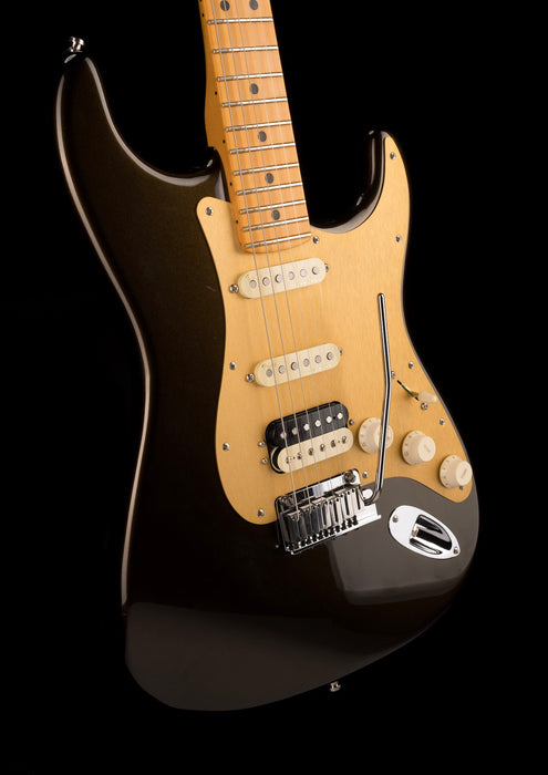 Pre Owned 2023 Fender American Ultra Stratocaster HSS Texas Tea With OHSC