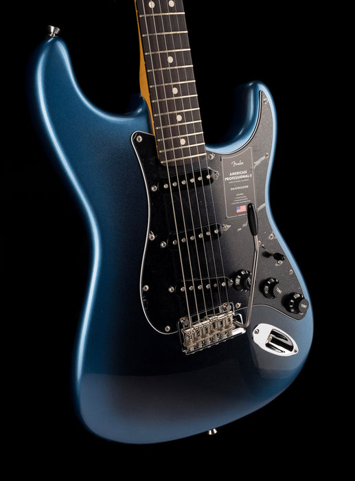 Pre Owned 2022 Fender American Professional II Stratocaster HSS Dark Night With OHSC