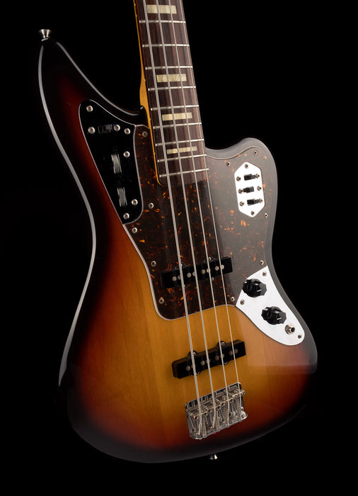 Pre Owned 2008 Fender Jaguar Bass Crafted in Japan 3-Tone Sunburst With Case