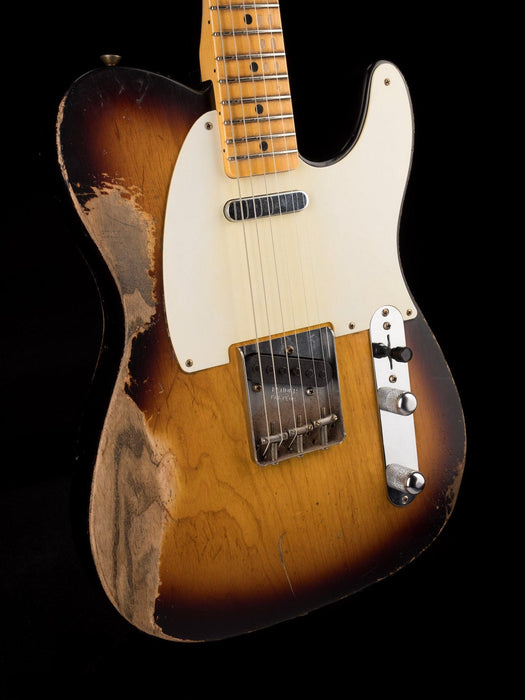 Fender Custom Shop Masterbuilt Austin MacNutt 1955 Telecaster Heavy Relic 2-Tone Sunburst With Case