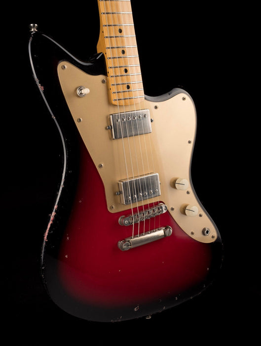 Fano Oltre JM6 Light Distress Red Burst with Gig Bag