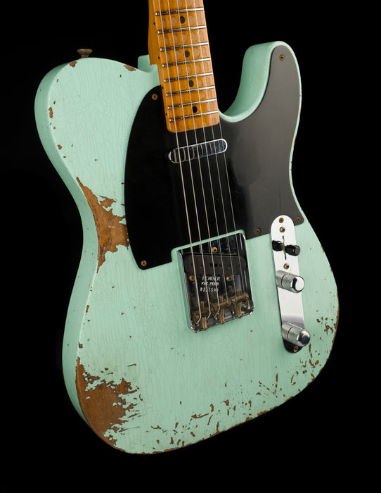 Pre Owned Fender Custom Shop 1952 Telecaster Heavy Relic Surf Green with OHSC