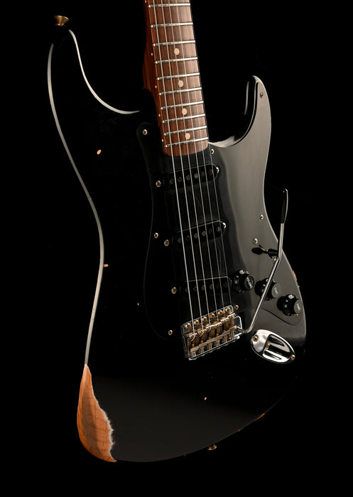 Pre Owned Fender Custom Shop 1957 Stratocaster Rosewood Neck Black With OHSC