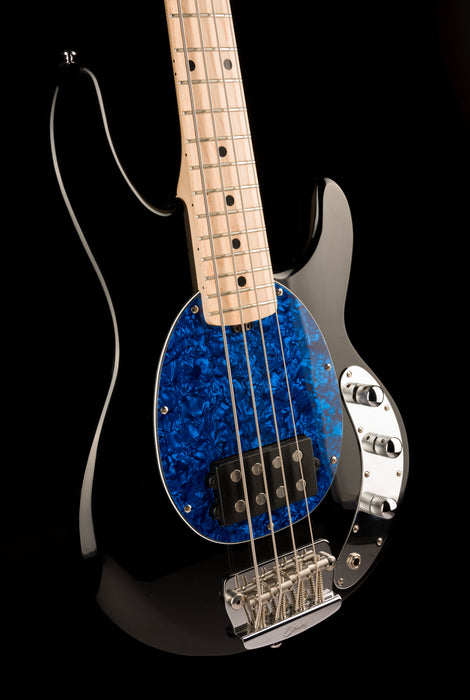Pre Owned Ernie Ball Music Man Stingray Short Scale Bass Black With Gig Bag