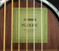 Pre Owned Yamaha FGX830C Dreadnought Cutaway Black With Case
